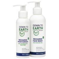 Down to Earth Recharge Men's Skincare Pack
